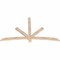 Ekena Millwork Alberta Smooth Timber Gable Bracket, Douglas Fir, 72"W x 42"H x 1 1/2"D x 3 1/2"F, 14/12 Pitch GBW072X42X0204ALB00SDF - alternate 3